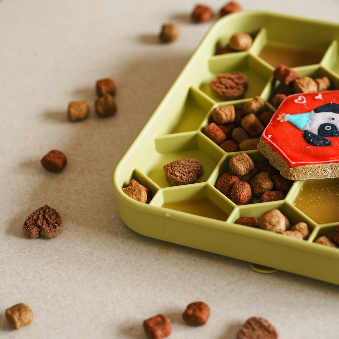 Hive 3-in-1 Slow Feeder Bowl- Matcha
