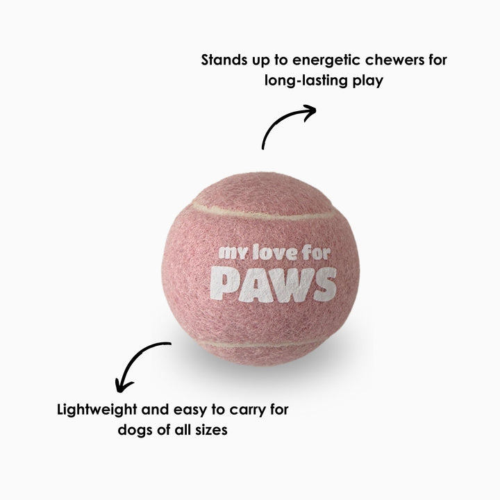 Tennis Ball / Blush Pink