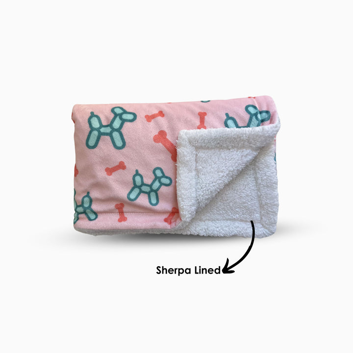Pawty Pupper | Cozy Plush Pet Blanket for Snuggles