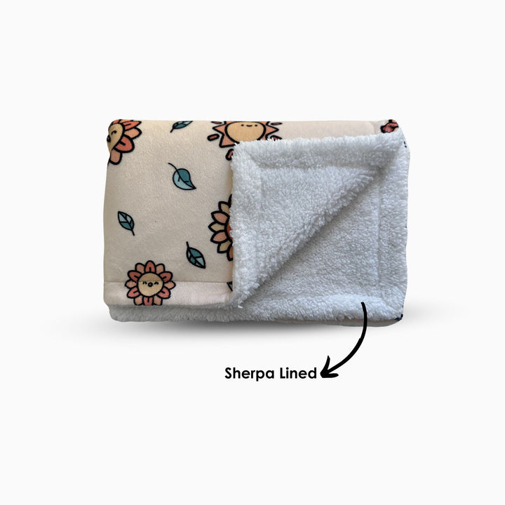  |Cozy Sunflower Plush Bla