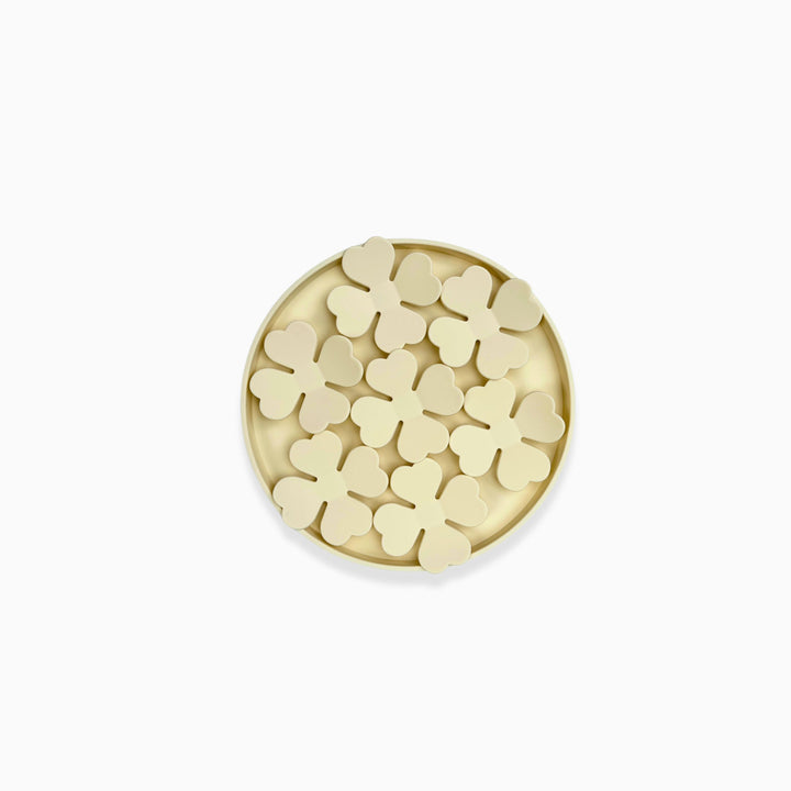 Slow feeding snuffle mat in yellow – silicone enrichment mat to reduce fast eating and keep pets