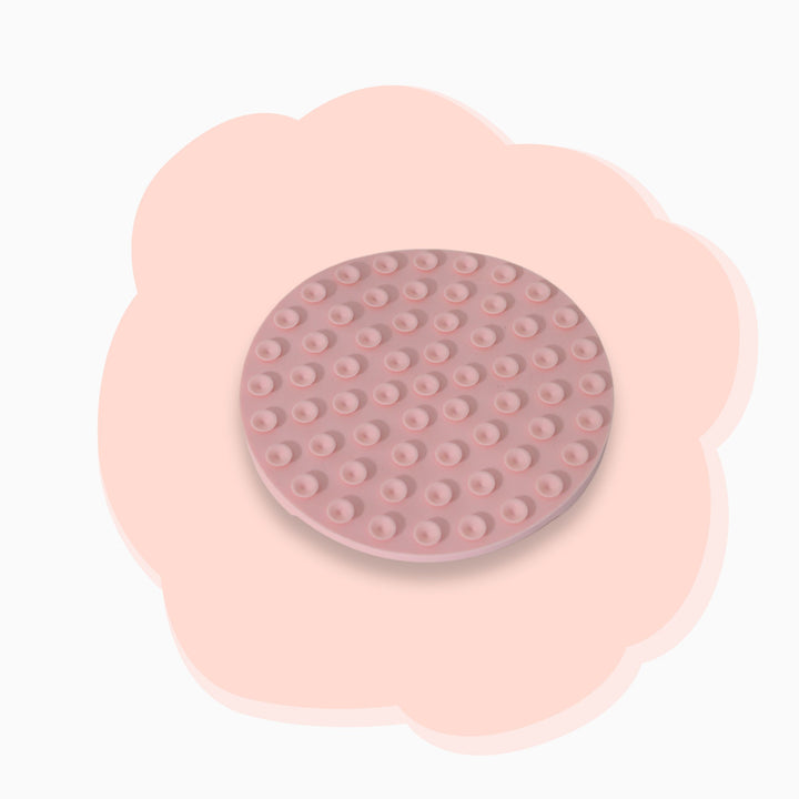 Best interactive snuffle mat for pets – pink silicone slow feeder for dogs & cats, safe & fun design.
