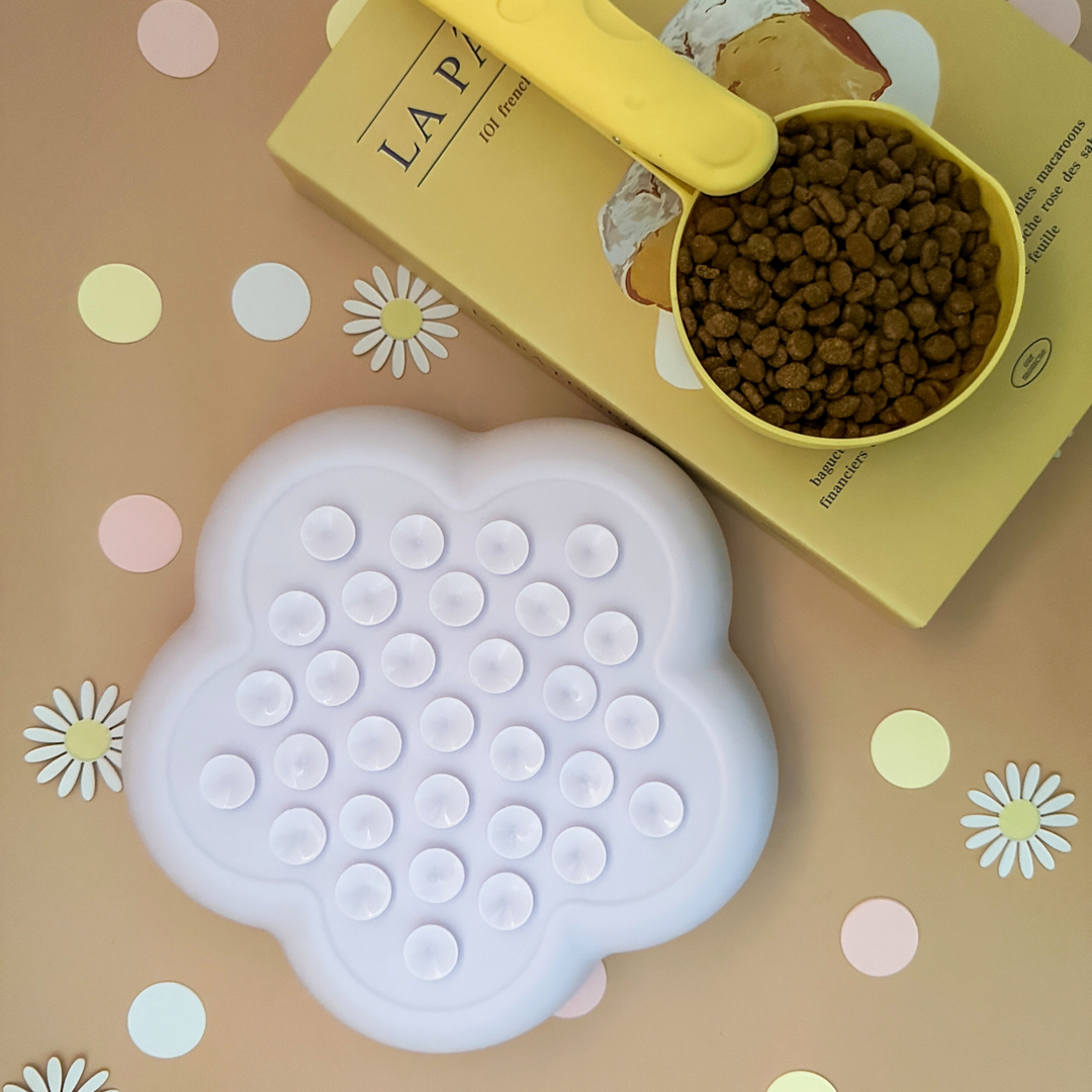 Flora 2-in-1 Mint Pet Bowl – Double Compartment Food and Water Bowl for Cats & Dogs