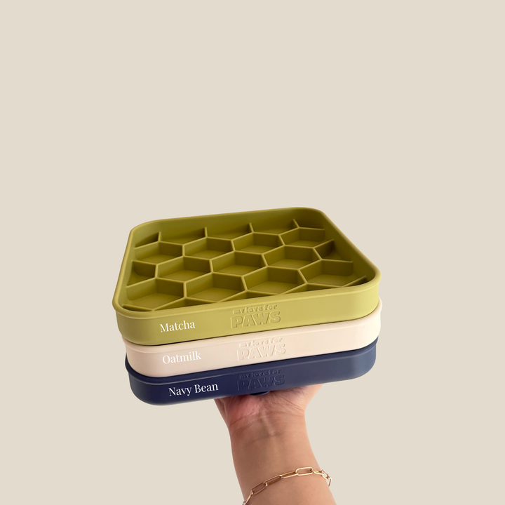 Hive 3-in-1 Slow Feeder Bowl- Matcha