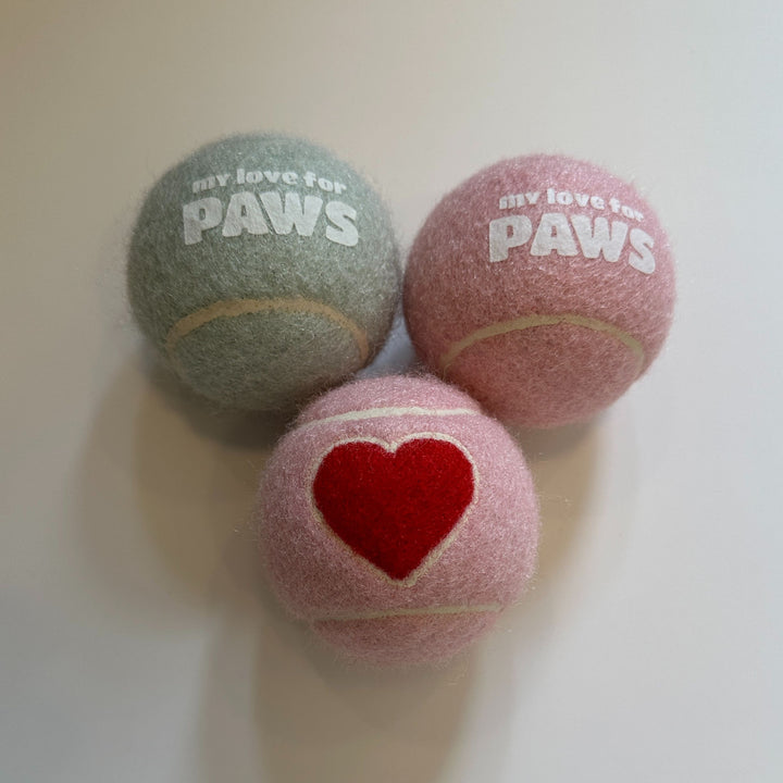 Durable Dog Tennis Balls Set – Fun Non-Toxic Fetch Toys for Dogs